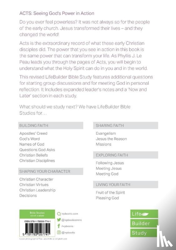 Le Peau, Phyllis (Author) - Acts (Lifebuilder Study Guides)