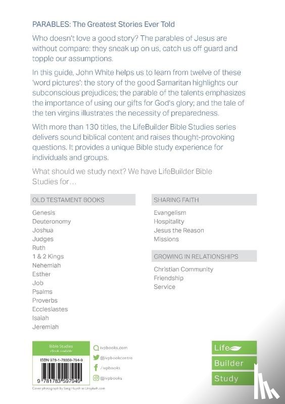 White, John - Parables (Lifebuilder Study Guides)