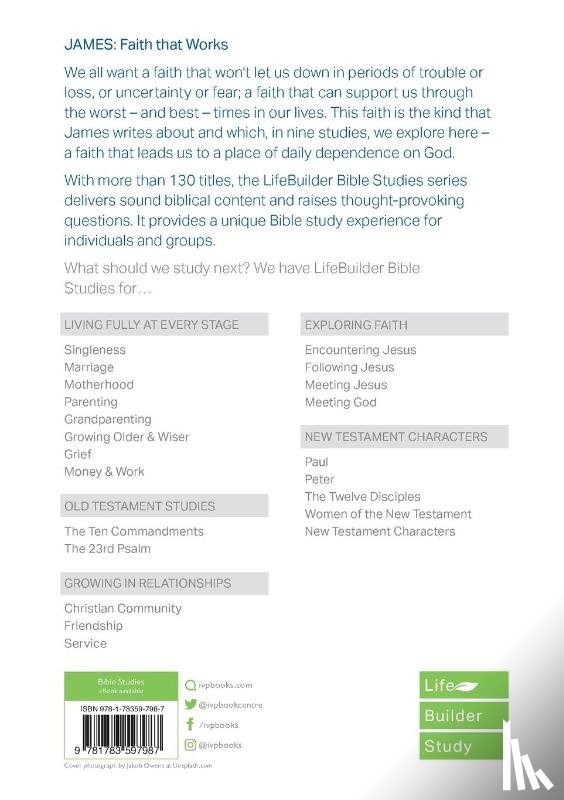 T, Andrew - James (Lifebuilder Study Guides)