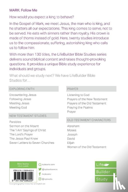 Hoover, James (Author) - Mark (Lifebuilder Study Guides)