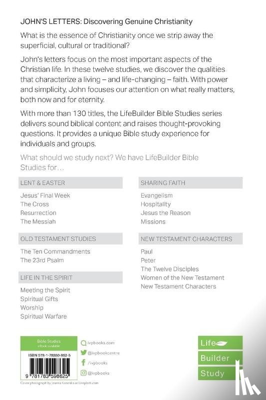 Blankley, Ron (Author) - John's Letters (Lifebuilder Study Guides)