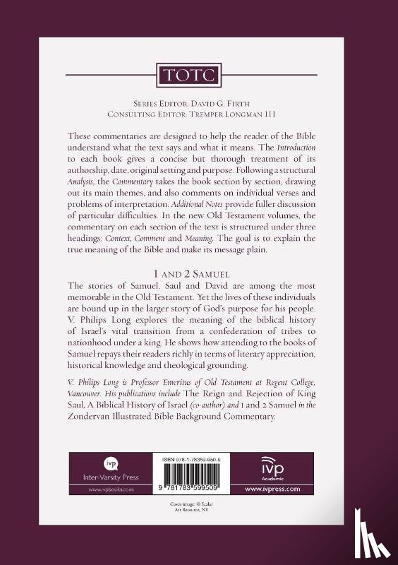 Long, V. Philips - 1 and 2 Samuel