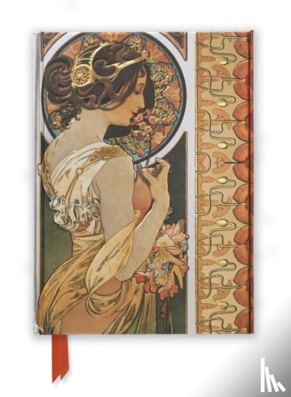 Flame Tree Studio - Mucha: Cowslip and Documents Decoratifs (Foiled Journal)