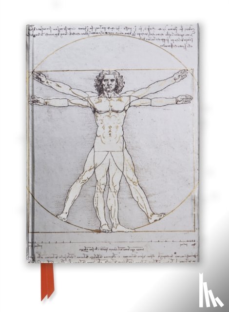 Flame Tree Studio - Da Vinci: Vitruvian Man (Foiled Journal)