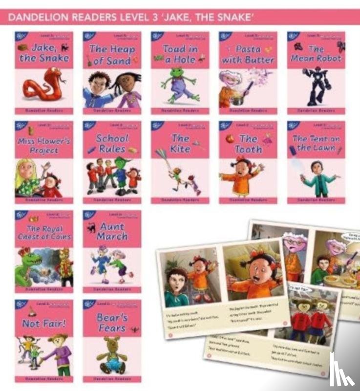 Phonic Books - Phonic Books Dandelion Readers Vowel Spellings Level 3 (Four to five vowel teams for 12 different vowel sounds ai, ee, oa, ur, ea, ow, b'oo't, igh, l'oo'k, aw, oi, ar)