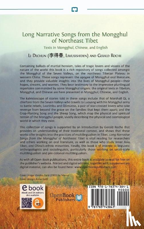  - Long Narrative Songs from the Mongghul of Northeast Tibet