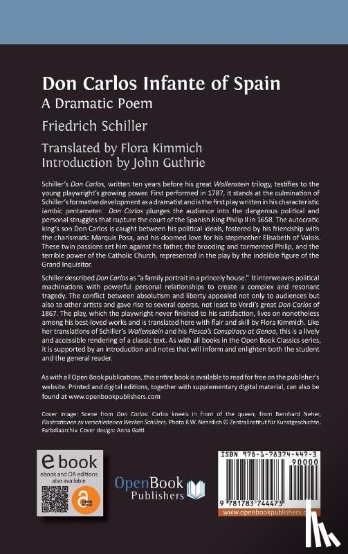 Schiller, Friedrich - Don Carlos Infante of Spain