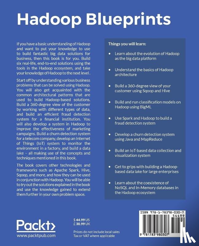 Shrivastava, Anurag, Deshpande, Tanmay - Hadoop Blueprints