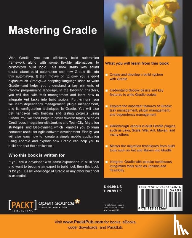 Mitra, Mainak - Mastering Gradle