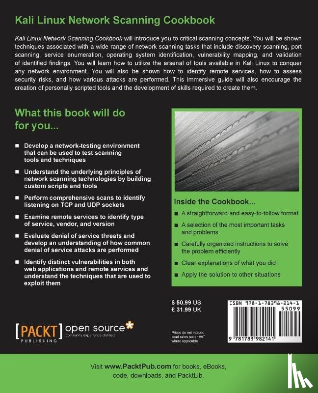 Hutchens, Justin - Kali Linux Network Scanning Cookbook