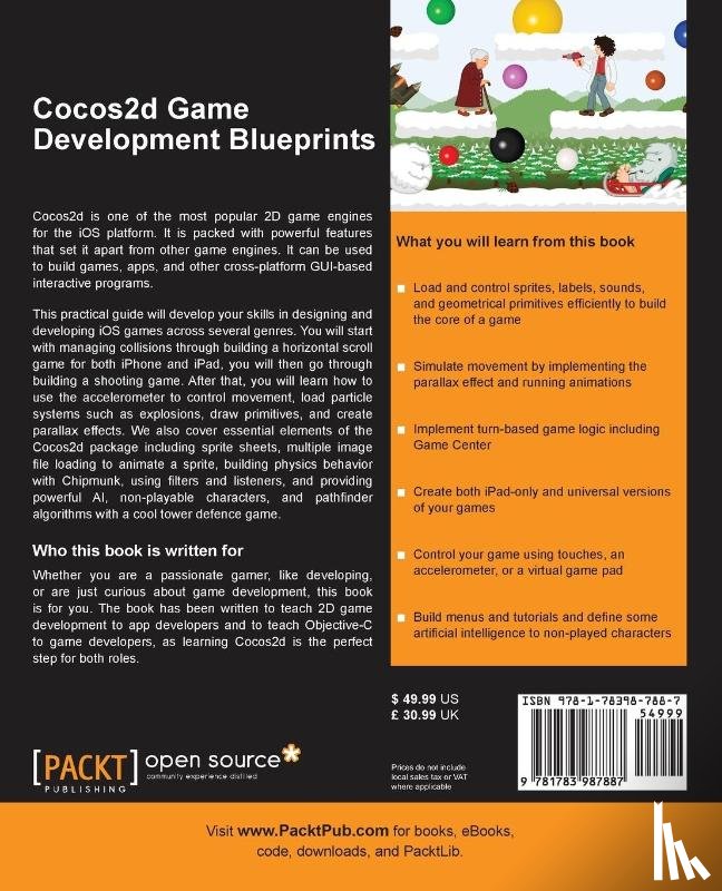 Jordan, Jorge - Cocos2d Game Development Blueprints