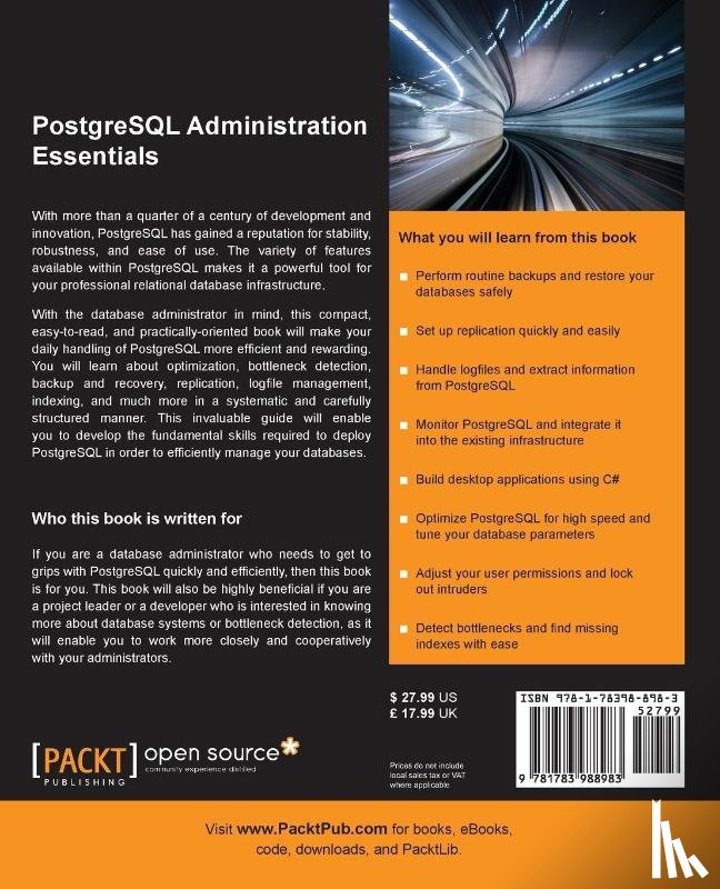 Schonig, Hans-Jurgen - PostgreSQL Administration Essentials