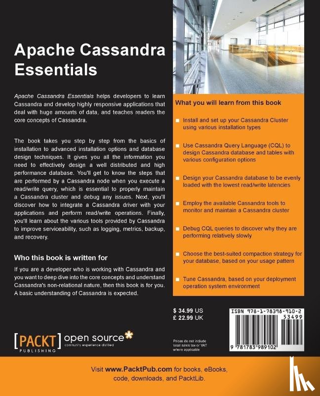Padalia, Nitin - Apache Cassandra Essentials
