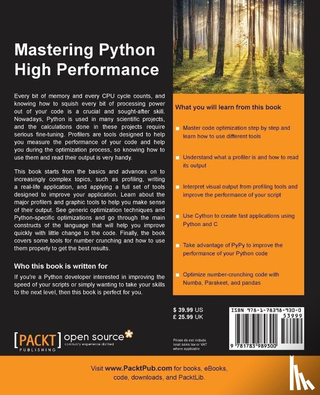 Doglio, Fernando - Mastering Python High Performance