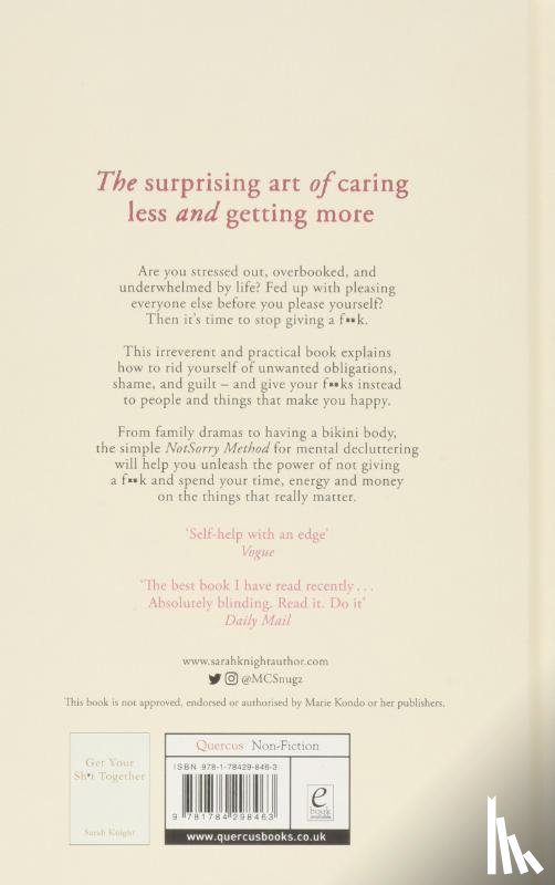 Knight, Sarah - The Life-Changing Magic of Not Giving a F**k