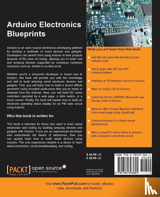 Wilcher, Don - Arduino Electronics Blueprints