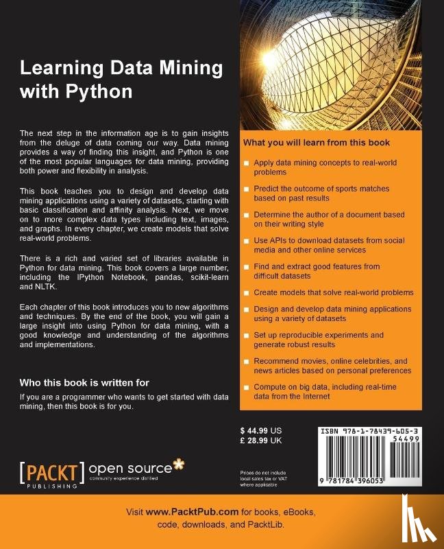 Layton, Robert - Learning Data Mining with Python