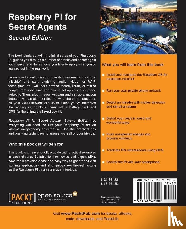 Sjogelid, Stefan - Raspberry Pi for Secret Agents -