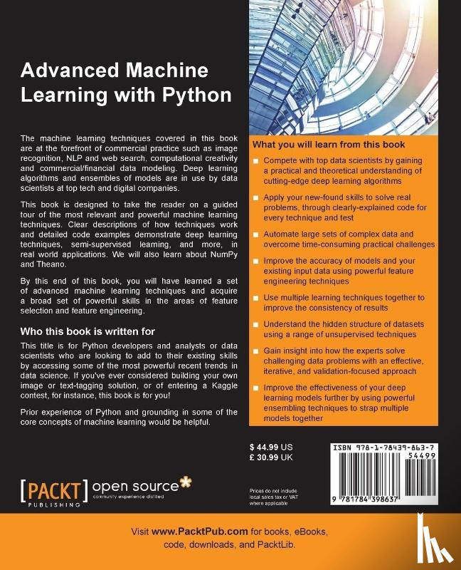 Hearty, John - Advanced Machine Learning with Python