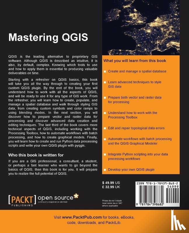 GISP, Kurt Menke, GISP, Dr. Richard Smith Jr., Pirelli, Dr. Luigi, GISP, Dr. John Van Hoesen - Mastering QGIS