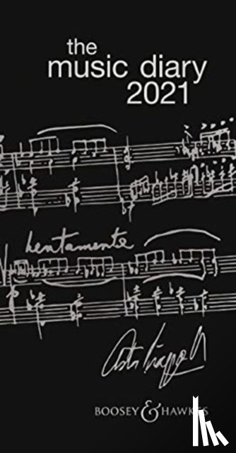 - BOOSEY & HAWKES MUSIC DIARY 2021 BLACK