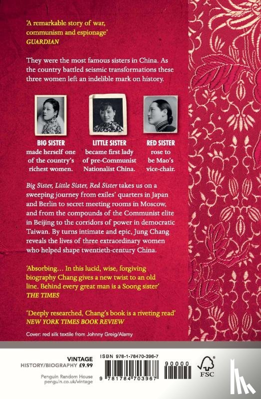 Chang, Jung - Big Sister, Little Sister, Red Sister