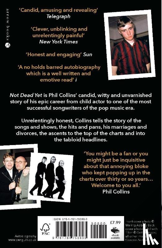 Collins, Phil - Not Dead Yet: The Autobiography