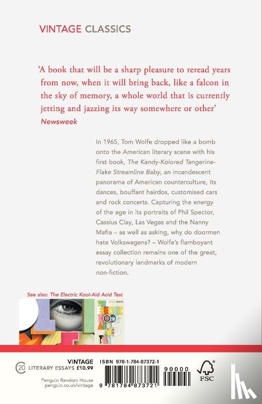 Wolfe, Tom - The Kandy-Kolored Tangerine-Flake Streamline Baby