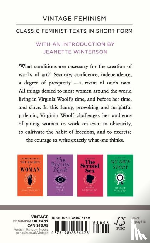 Woolf, Virginia - A Room of One’s Own (Vintage Feminism Short Edition)