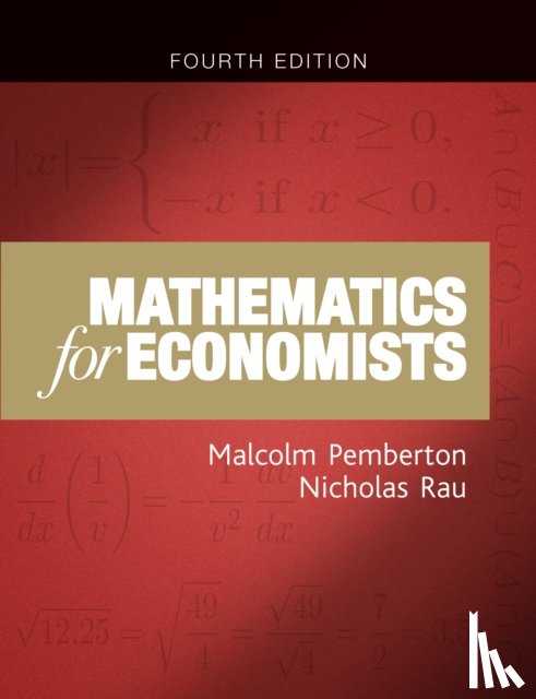 Pemberton, Malcolm, Rau, Nicholas - Mathematics for Economists