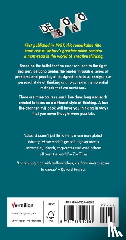 de Bono, Edward - Five-Day Course in Thinking