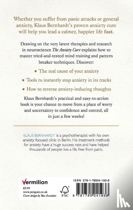 Bernhardt, Klaus - The Anxiety Cure