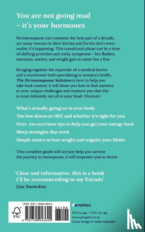 Harper, Dr Shahzadi, Bardwell, Emma - The Perimenopause Solution