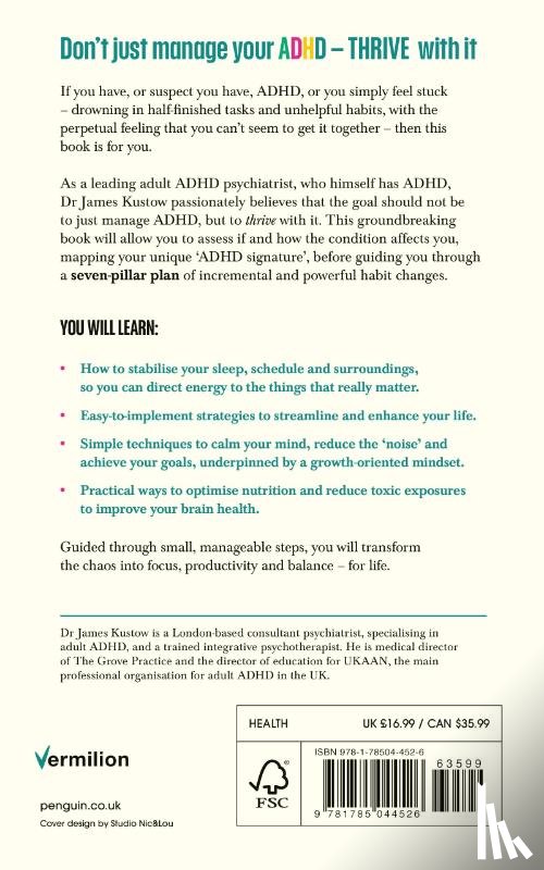 Kustow, Dr James - How to Thrive with Adult ADHD