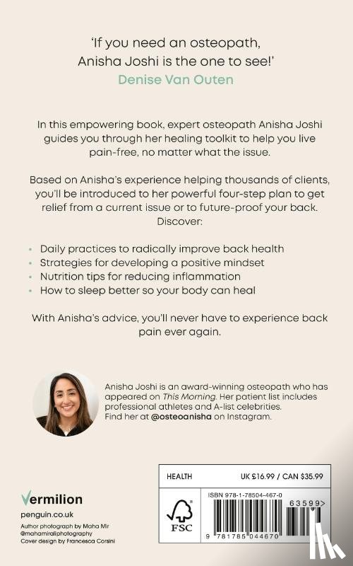 Joshi, Anisha - Heal Your Back