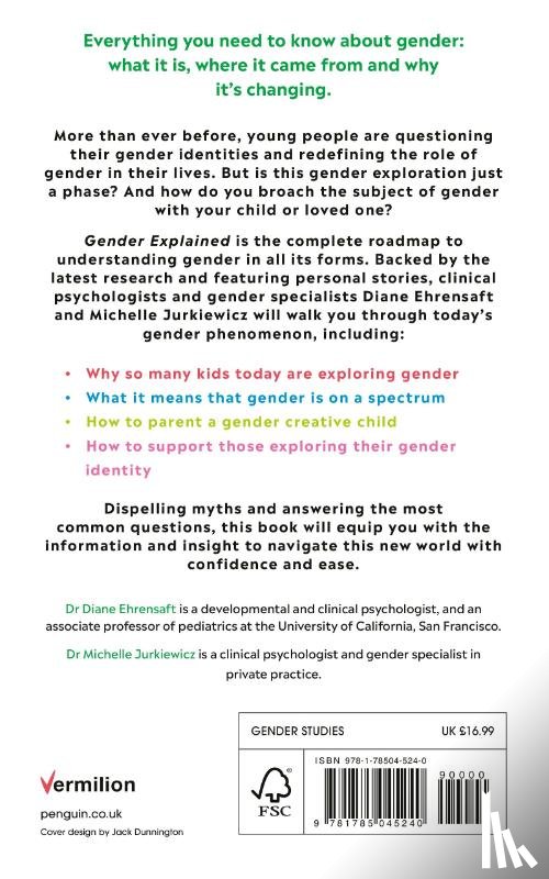 Ehrensaft, Dr Diane, Jurkiewicz, Dr Michelle - Gender Explained