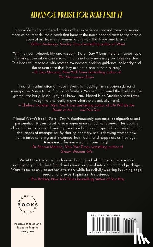 Watts, Naomi - Dare I Say It