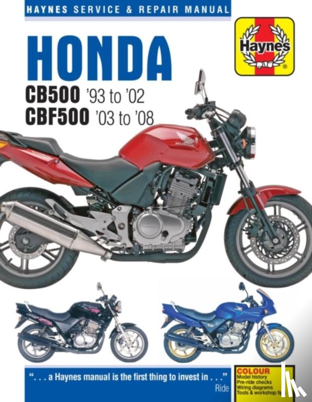 Haynes Publishing - Honda CB500 & CBF500 (93 - 08)