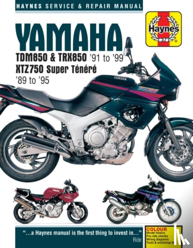Haynes Publishing - Yamaha TDM850, TRX850 & XTZ750 (89 - 99) Haynes Repair Manual