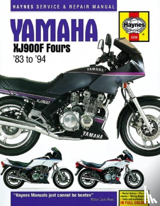Haynes Publishing - Yamaha XJ900F Fours (83 - 94) Haynes Repair Manual