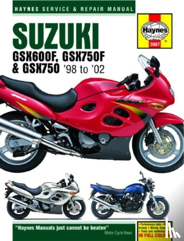 Haynes Publishing - Suzuki GSX600/750F & GSX750 (98 - 03) Haynes Repair Manual