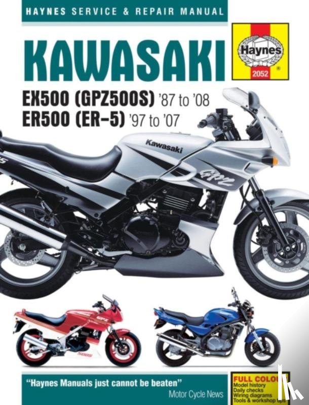 Haynes Publishing - Kawasaki EX500 (GPZ500S) & ER500 (ER-5) (87 - 05)