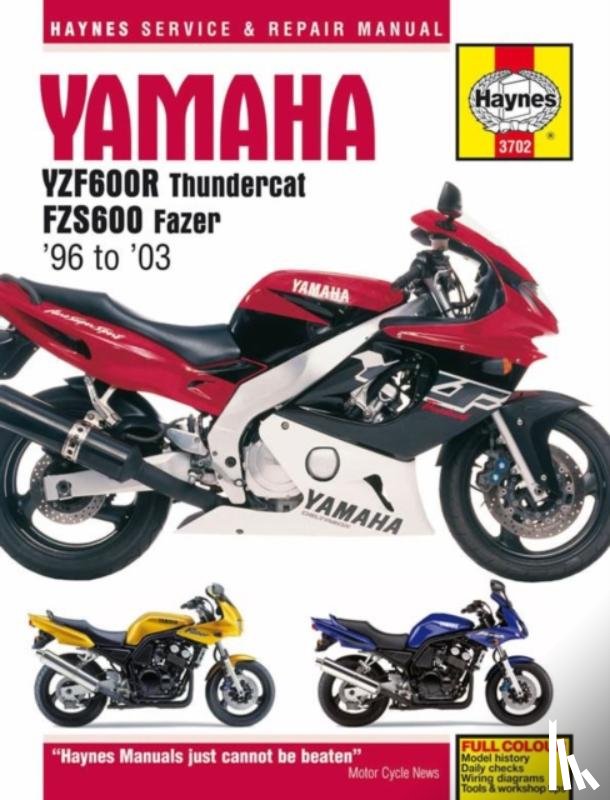 Haynes Publishing - Yamaha YZF600R Thundercat & FZS600 Fazer (96 - 03) Haynes Repair Manual