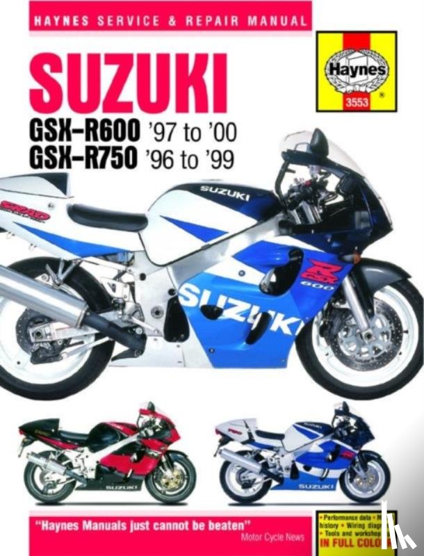 Haynes Publishing - Suzuki GSX-R600 & 750 (96 - 00) Haynes Repair Manual