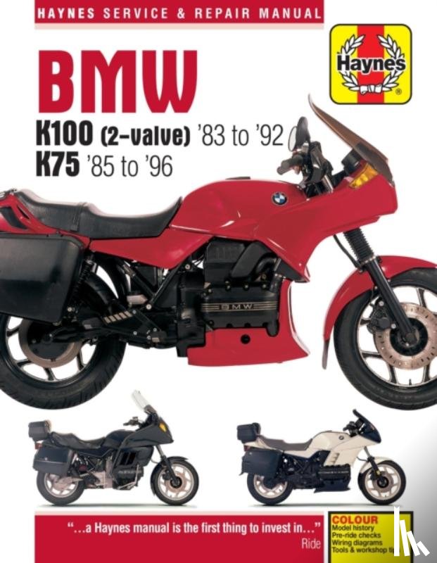Haynes Publishing - BMW K100 & 75 2-valve Models (83 - 96) Haynes Repair Manual