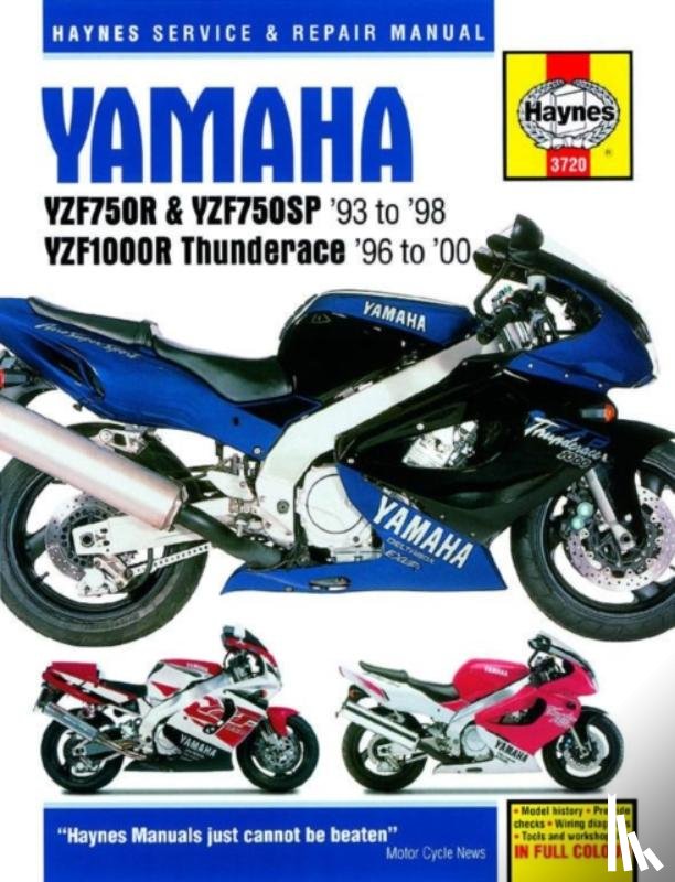 Haynes Publishing - Yamaha YZF750R & YZF1000R Thunderace (93 - 00) Haynes Repair Manual