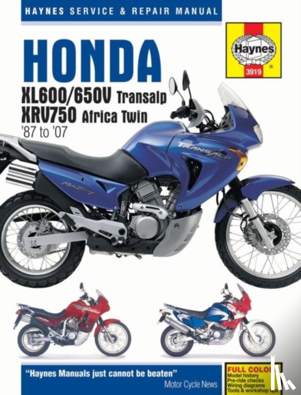 Haynes Publishing - Honda XL600/650 Transalp & XRV750 Africa Twin (87 - 07)