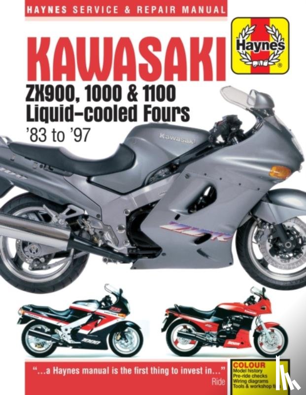 Haynes Publishing - Kawasaki ZX900, 1000 & 1100 Liquid-Cooled Fours