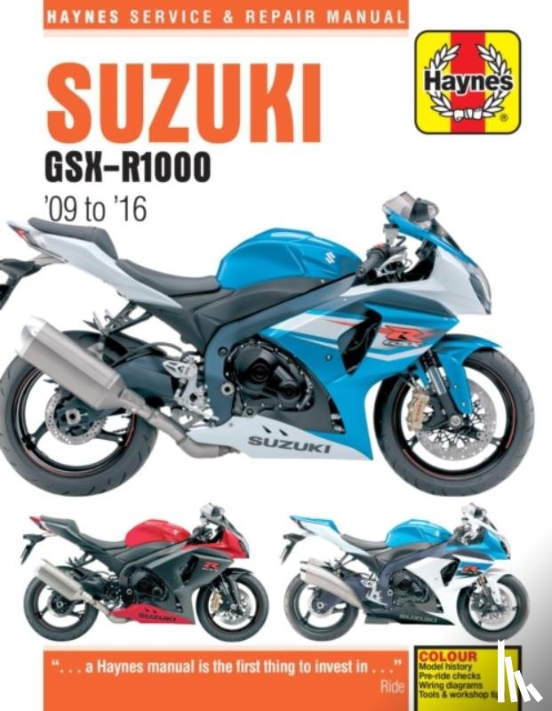 Coombs, Matthew - Suzuki GSX-R1000 (09 - 16) Haynes Repair Manual