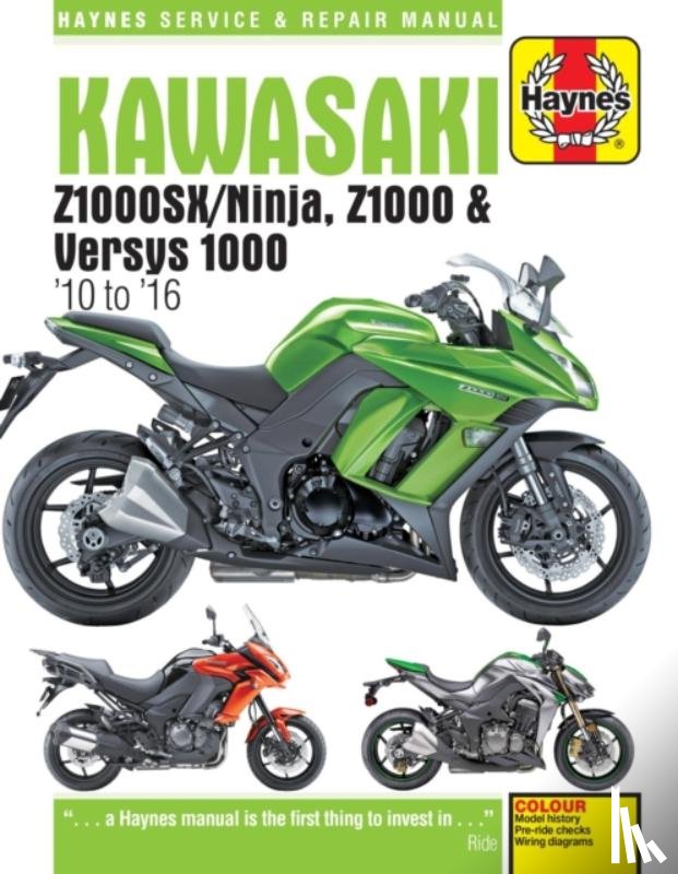 Coombs, Matthew - Kawasaki Z1000, Z1000SX & Versys (10 to 16) Haynes Repair Ma